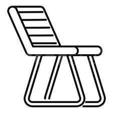 Fishing Chair Icon Outline Fishing