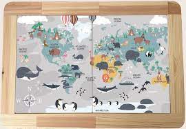 Ikea Flisat Decal World Map Ikea Flisat