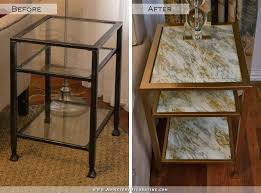 Diy Marbleized Back Painted Glass End