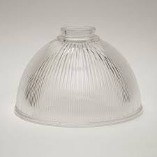 Clear Prismatic Dome Glass Shade Clear