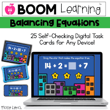 Balancing Math Equations Boom Cards