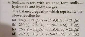 Sodium Hydroxide And Hydrogen Gas