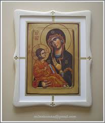 Uramljena Ikona Bogorodica Framed Icon