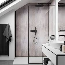 Snow White Tile Bathroom Wall Panels
