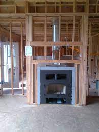 Wood Burning Fireplace In New