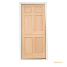 Wood Prehung Back Door