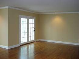 Interior Painted Beige Walls And White