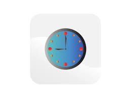 Wall Clock Colour Icon Graphic By
