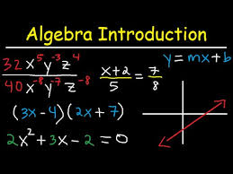 Algebra Introduction Basic Overview