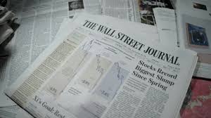 Wall Street Journal Stock Footage