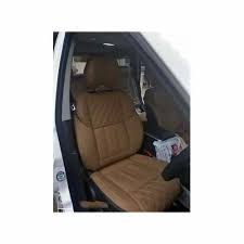 Pu Leather Brown Car Seat Cover