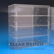 Acrylic Retail Display Cases Clear