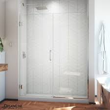 Unidoor Plus 53 60 1 2 Hinged Shower