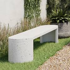 Terrazzo Concrete Outdoor Bench West Elm