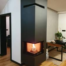 Steel Fireplace Mbn Left 8 Kw Ø 200