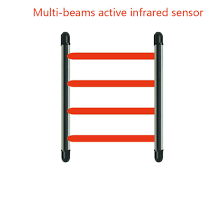 multi beams active infrared sensor for