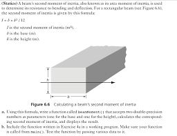 second moment of inertia