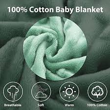 Cotton Minky Baby Swaddle Blanket With