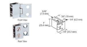 Crl 1 Wall Mount Hinge For 3 16 To 1