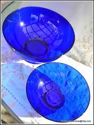 Medium 8 Genuine Cobalt Blue Glass