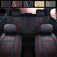 Leather Auto Car 5 Seat Covers Front