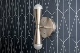 Brushed Nickel Wall Sconce Bathroom