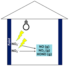 Indoor Lighting Releases Gas Phase