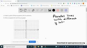 A Write Equations For The Lines Shown