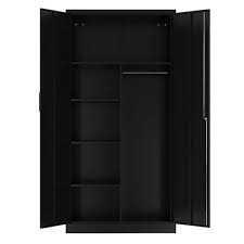 Black Locking Metal Storage Cabinet
