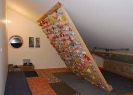 Home Climbing Wall In My Attic Home