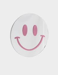 Happy Face Mirror Pink Tillys