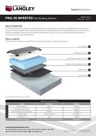 pma 20 inverted flat roofing system