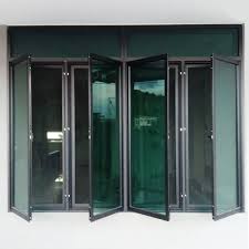 High Security Glass Folding Door For