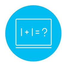 Maths Example On The Blackboard Icon