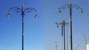 Suryan Iron Lighting Garden Poles For