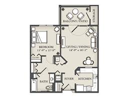 One Bedroom Apartment B 750 Sq Ft