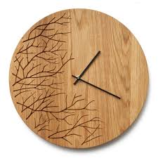 Wooden Clock Alberts Unique Wall Clock