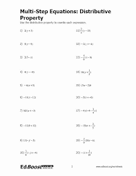 45 Distributive Property With Variables