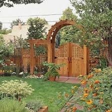 Garden Arbor With Gate Garden Arch