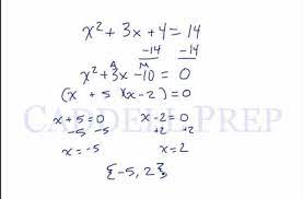 Solving Equations By Factoring