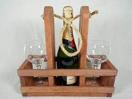 Wooden Wine Bottle Holder