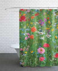 Wild Flowers Field 1 Shower Curtain