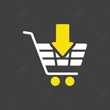 Ping Cart With An Arrow Icon