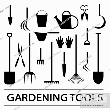 Gardening Tools Isolated Design