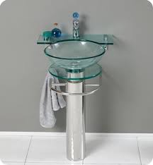 Fresca Ovale Modern Glass Bathroom Vanity W Frosted Edge Mirror