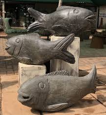 Fish Garden Sculpture Large Water