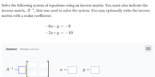 Solve The Following System Of Equations