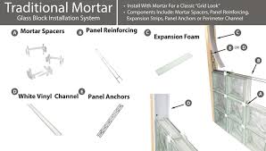 Glass Block Installation Mortar