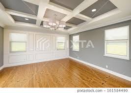 Beautiful Gray Custom Master Bedroom