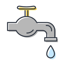 Dripping Water Vector Isolated Icon